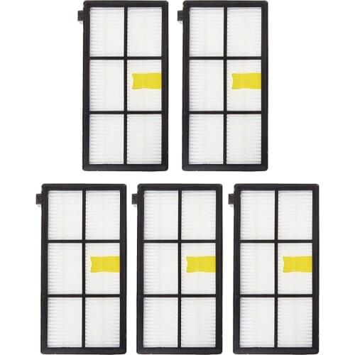 5pcs Sweeper Filter Replacement Fits For Smart Robot Vacuum Cleaner