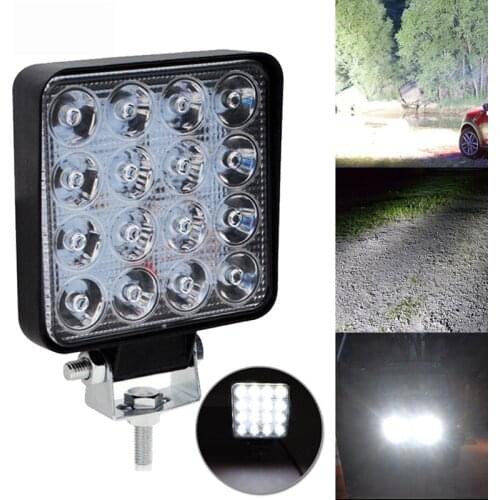 Led Light Bar 48w Led Bar 16barra Led Car Light For 4x4 LED Bar Offroad SUV ATV Tractor Boat Trucks Excavator 12V 24V Work Light