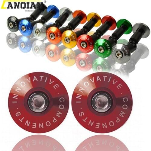 Universal Motorcycle handlebar cap handle bar ends slider plug grips for Honda hoRnet 250 CB599 CB600 HORHET cb500f KAWASAKI