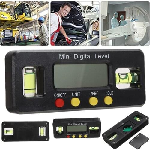 New Mini Digital Level Angle Finder Angle Gauge Protractor Inclinometer With Magnet Base Leval Measurment Tool