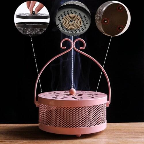 Worldish Mosquito Pillar Storage Holder Household Artifact Mosquito Rage Fire Zone Large Single Fragrant Relative Powder Box Box