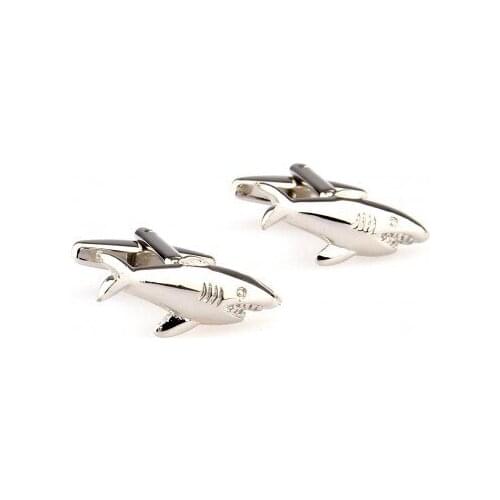 Shark Fish Cufflink Cuff Link 15 Pairs Wholesale Free Shipping