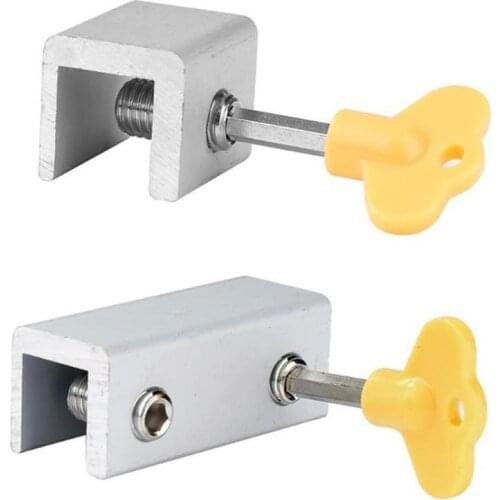 Screen Window Lock Stopper Sliding Window Aluminum Alloy Steel Window Security Lock Protective Door And Window Anti-theft Lock