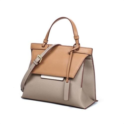 Natural Cowhide Leather Women Multi-Function Handbag 2021 New Arrival Large Capacity Crossbody Bag For Ladies