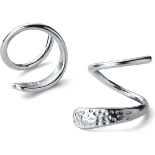 Unique Design Irregular Classic Earrings For Women Ture 925 Sterling Silver Fashion Gold Color Silver Fine Jewelry Ladies Gift