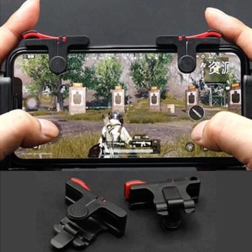 Portable 2Pcs Gamepad Trigger Fire Button Handle Shooter Game Joysticks For PUBG FUT1 Fire Shooting Aim Key L1R1 Controller