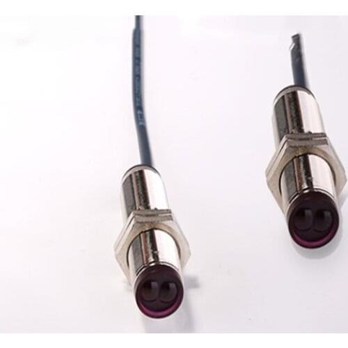2PCS Anti interference type E3FJ-DS30C1/B1 Infrared sensor metal shell photoelectric switch sensing head NPN PNP normally open