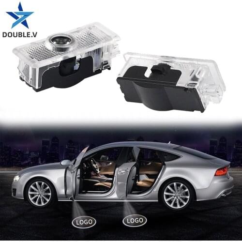 2pcs Car door light for Benz logo CLA CLS A207 C207 car Welcome light LED Projector Lamp Decorative Lamp for Mercedes benz logo