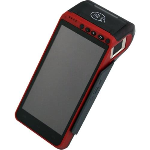 4G/Wifi/Bluetooth MSR & IC & NFC & 2D Scanner Android POS Terminal with Printer Z100 with PCI EMV