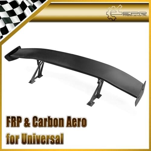 Car-styling FRP Fiber Glass Universal GT spoiler (Length 136cm, Height 17cm) Fiberglass Rear Wing