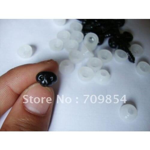 Free shipping!!! 500pcs/lot 7.5*10mm animal nose bear nose with spacer toy accessories