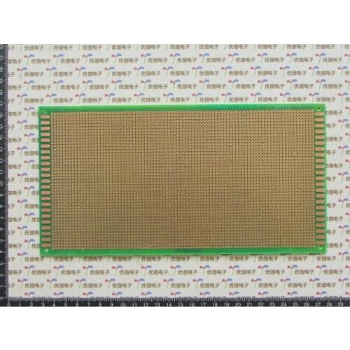 Free shipping high-quality CNC Glass Universal circuit board / green oil board / Pegboard / test board 13 * 25CM