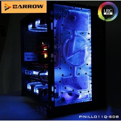 Barrow LLO11Q-SDBV1,Front Waterway Boards for Lian Li PC-O11 Dynamic Case,For Intel CPU Water Block & Single GPU Building