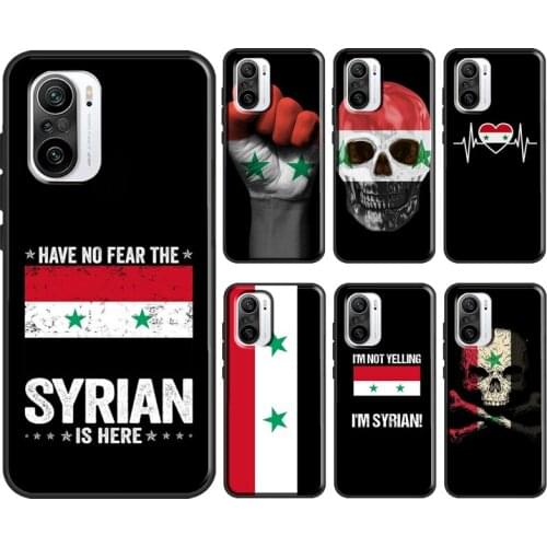 Syria national Flag For POCO X3 M3 F2 Pro Case For Xiaomi Mi 10T 9T Pro Note 10 Lite A2 Mi 11 A3 Phone Coque