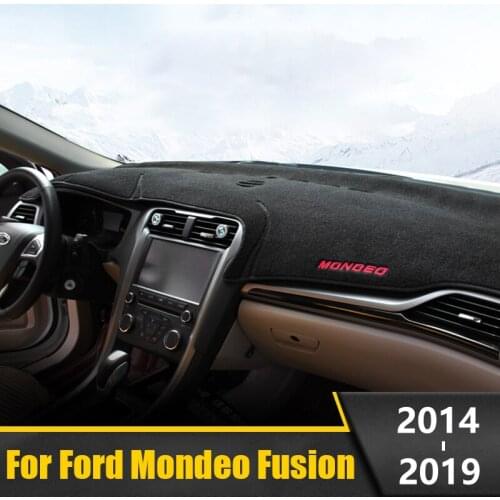 For Ford Mondeo 5 MK5 Fusion 2014 2015 2016 2017 2018 2019 Car Dashboard Cover Mat Instrument Platform Desk Carpets Accessories