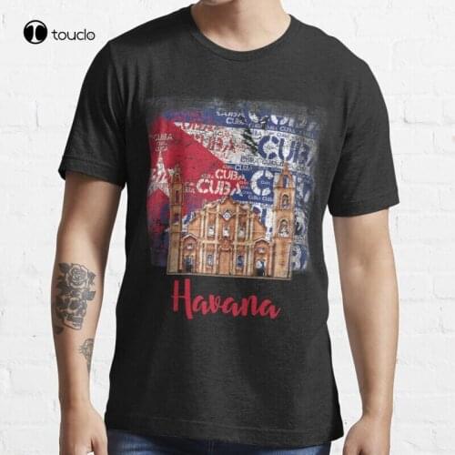 New Cuba Havana Cathedral I Cuba T-Shirt T-Shirt Cotton Tee Shirt S-5XL
