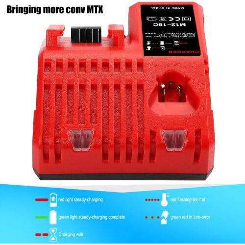 Hot sell Replacement Charger for Milwaukee M18 14.4V 18V Li-ion Battery 48-11-1815 48-11-1820 48-11-1840 48-11-1850 48-11-1828