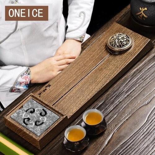 Small Tea Tray One Person With Solid Wood Sea Table Whole Piece Chicken Wings Set Inc Chinese Bamboo Tea Trays