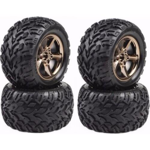 1:8 Scale 1/8 rc car Truck Truggy tire and wheel 136MM for 3.8inch KKPIT HSP NANDA E-MAXX HPI Savage Flux 4pc ET1052