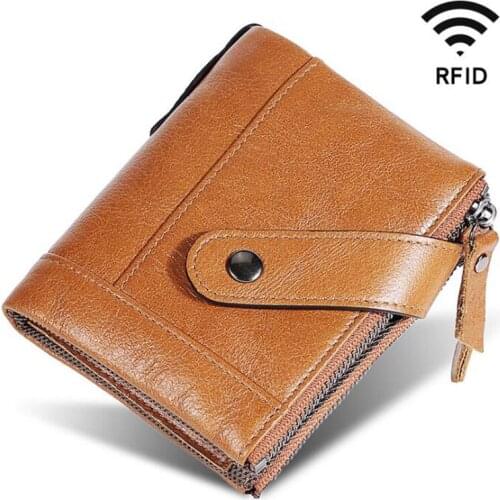 Sale 100% Genuine Leather Men Wallet Coin Purse Small Cluth Mini Card Holder Portomonee Male Walet Pocket carteira Gift WT065