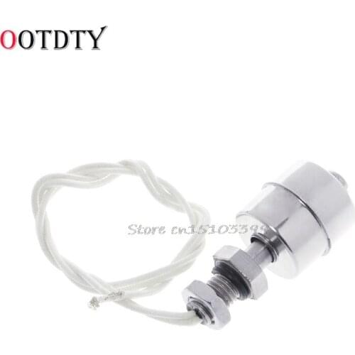 Stainless Steel Vertical Liquid Water Level Sensor Internal Float Switch 45mm Line 35CM 10W Drop shipping