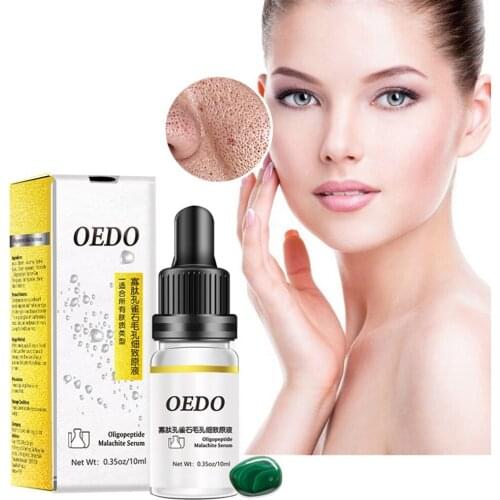 Oligopeptide Malachite Stock Solution Pore Minimizer Brighten Skin Lift Face Skin Alleviate Blackhead Solve Problem Large Pores