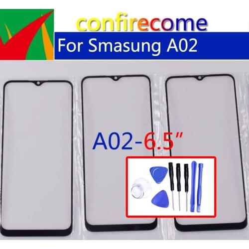 For Samsung Galaxy A02 A022F A022M Front Touch Screen Panel LCD Display Outer Glass Cover Lens Repair Replace Parts