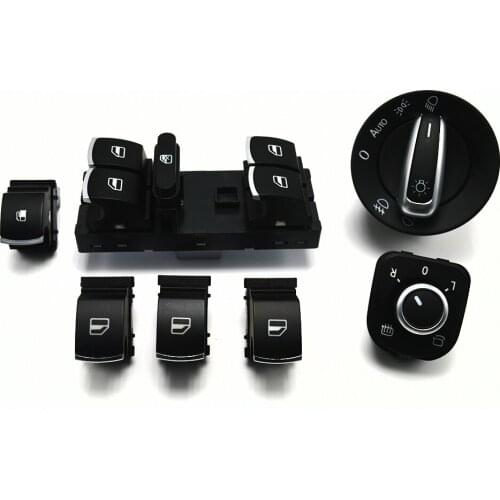 Window headlight mirror fuel flap switch for VW Jetta Golf MK5 6 Tiguan 5ND959565A 5ND941431B 5ND959857 1KD959833 5ND959855