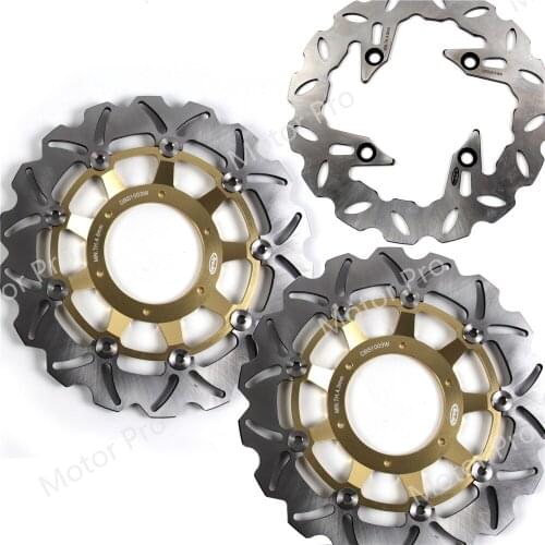 For Honda CB900F HORNET 2002 - 2006 Front Rear Brake Disc Disk Rotor Kit Motorcycle CBF CB F 900 CB900 900F 2003 2004 2005 BLACK