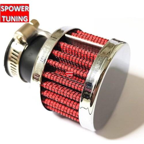 Universal Small Air Filter Motorcycle Turbo High Flow Racing Cold Air Intake Filter Mushroom Head car accessories9/12/18/25mm