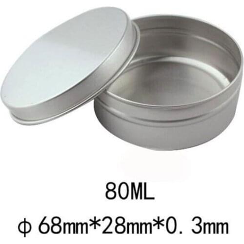 High Quality Hair Wax Jars For Cosmetics Refillable Cream Storage Containers Empty Travel Accessories Candle Jar 80ml 50pcs/lot