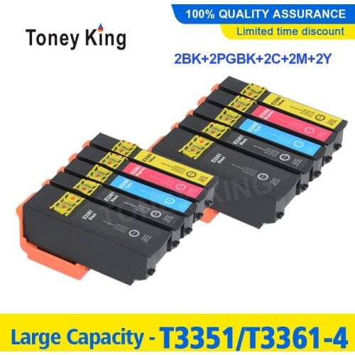 2 Set T33 33XL T3351 - T3354 Ink Cartridge Compatible For Epson Expression Premium XP-530 XP-630 XP-635 XP-640 XP-830 XP-900