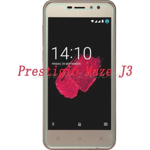 2PCS NEW Screen Protector phone For Prestigio Muze J3 phone Tempered Glass SmartPhone Film Protective Screen Cover