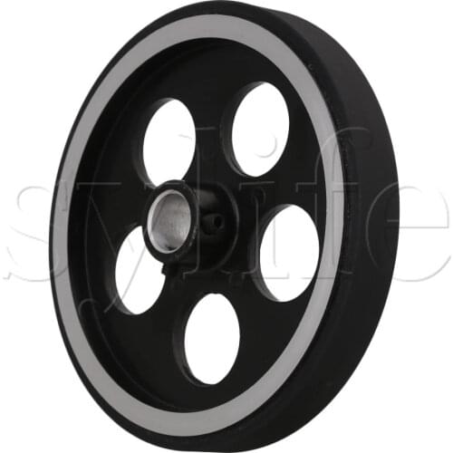 300x12mm Industrial Aluminum Rubber Measuring Rotary Encoder Meter Wheel