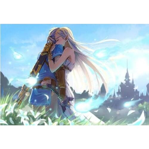 5D Diamond Painting The Legend Zelda: Breath of the Wild Diamond Embroidery Mosaic Cross Stitch Children Home Decoration CV267