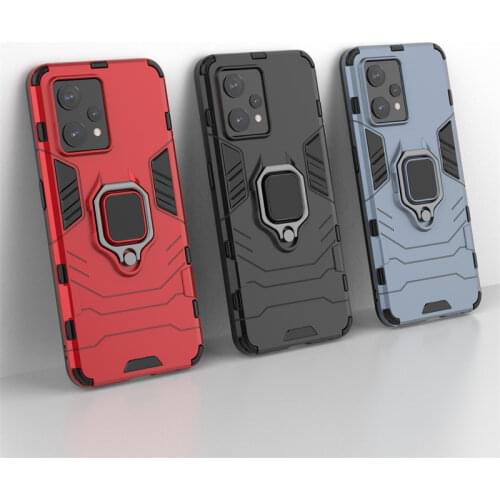 Holder Case For OPPO Realme C11 2021 Cover For Realme C11 2021 Capas PC TPU Phone Magnetic Armor Case For Realme C11 2021 Fundas