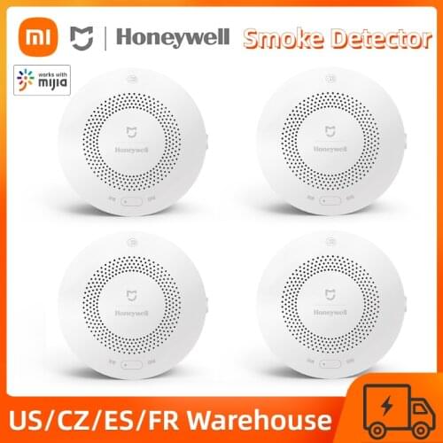 Xiaomi Gas Alarm Detector Smart Smoke Alarm Alert MIUI Remote Alarm Smart Linkage with Zigbee Gateway/CH4 Real-time Monitoring