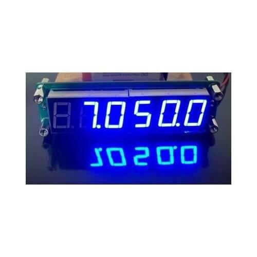 0.1MHz ~ 65MHz frequency counter PLJ-6LED-A frequency display components in Blue