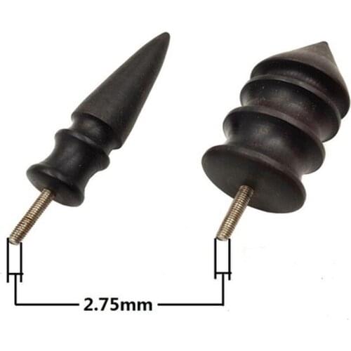 Leather Edge Electric Polishing Slicker Flat/Pointed Head Sandalwood Leathers Craft DIY Tools Tip Burnisher E7