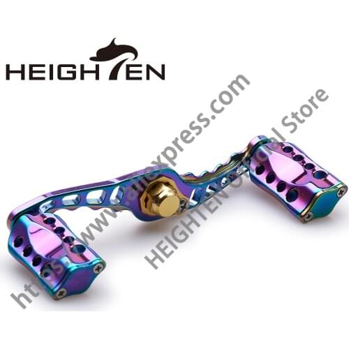 Colorful Refit Baitcasting Reel Handle Hole 8*5 Mm For Abu And Daiwa With New Saw Shape Metal Handle Knob Fishing Accessories