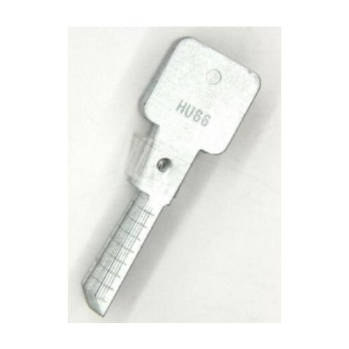 HU66 Engraved Line Scale Shearing Teeth Blank Car Key Cutting Teeth Blade Key Reticle For Locksmith Tool ( LISHI 2 in1)
