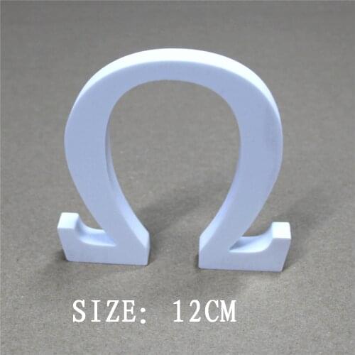 Height 12cm artificial Wood Wooden White Letter Words Greek letters alphabet of Free Standing Wedding Party Brithday gifts