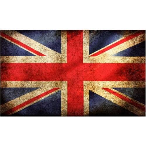 KAFNIK,Britain United Kingdom do the old Flag Retro National Flag 14*21cm/30*45cm/60*90cm(2*3ft)/90*150cm for home Decorative