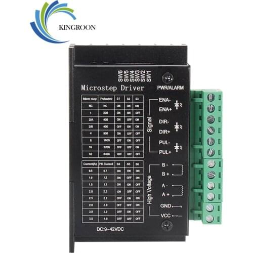 KINGROON TB6600 Stepper Motor Driver Nema23 Nema17 4A DC9-42V for NEMA23 motor CNC router controller 3D Printer Motor Drive