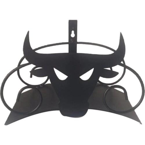 Garden Hose Holder Bison Shape Metal Water Pipe Storage Hanger Garden Yard Watering Pipe Storage Rack Placement Rack Ornaments