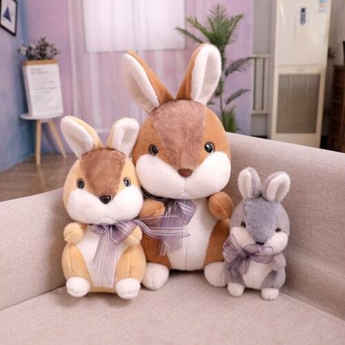 Cute Cartoon Rabbit Plush Toy Soft Stuffed Animal Dolls Room Decoration for Kids Gifts