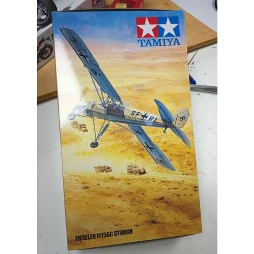 German Fieseler Fi156C Storch TAMIYA 1/48 plastic model kit 61100
