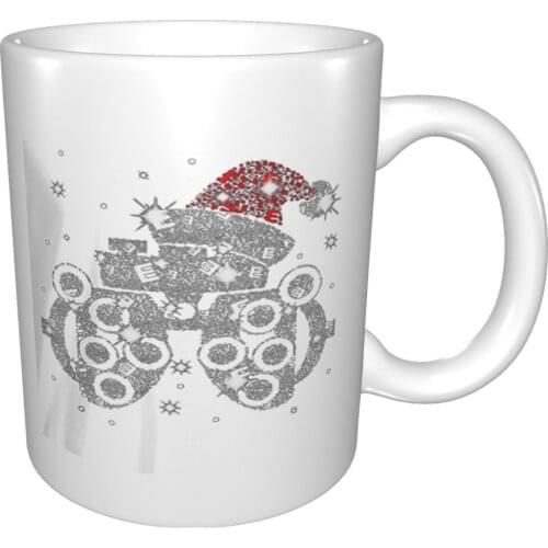 Optometry Bright Santa Diamond Christmas Mug Coffee Cup Coffee Mug ChildrenS Plastic Mug Mom And Daughter