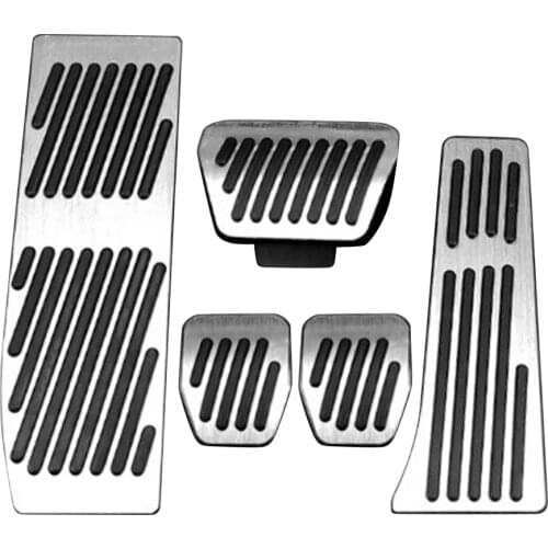 Non-drilling Non-slip Accelerator Gas Fuel Brake Foot Rest Pedal Pads For BMW 1,3 Series X1 E39 E46 E87 E90 E91 E92,Car Styling