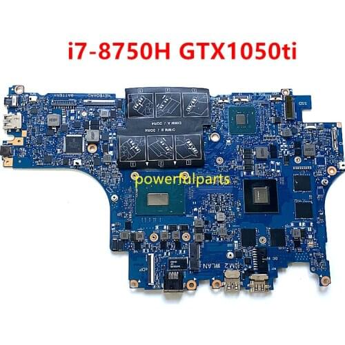 VULCAN17_N17P mainboard for dell G5 5590 7590 laptop motherboard with i7-8750H cpu+ gtx1050ti graphic tested well